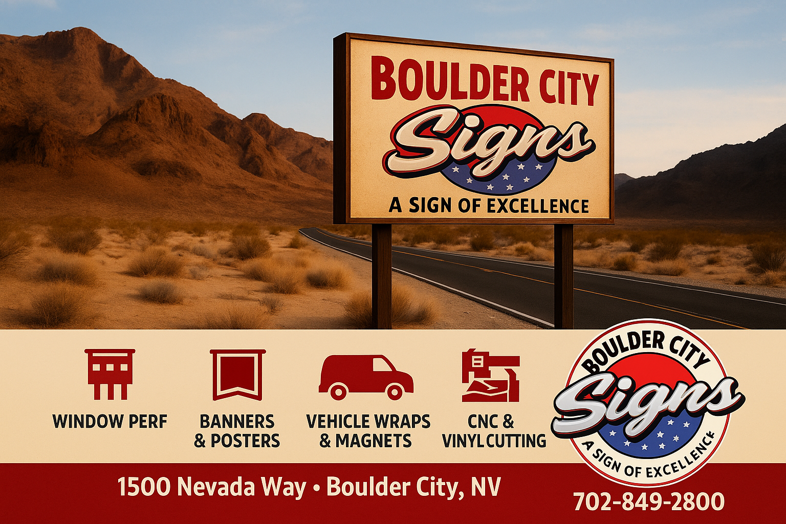 Boulder City Signs Banner